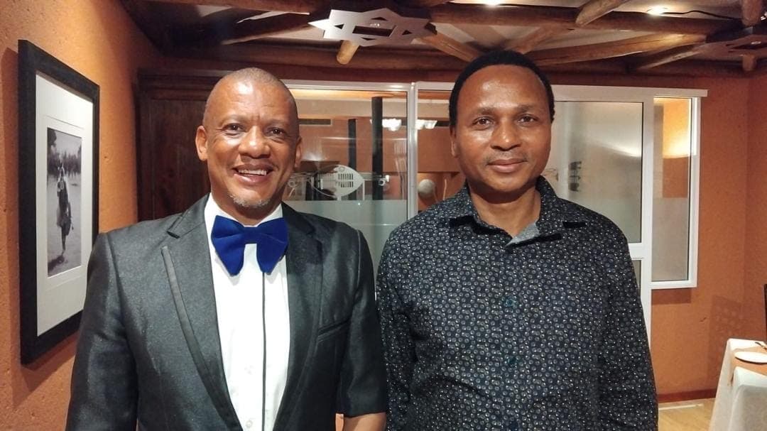 Pictured left to right: Bishop KC Harrington and HRH Prince Mphiwa