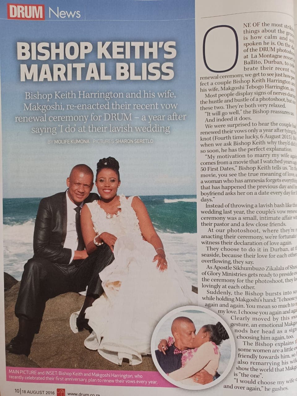 Bishop Keith's Marital Bliss