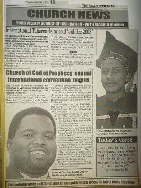 Church of God of Prophecy Annual International Convention Begins