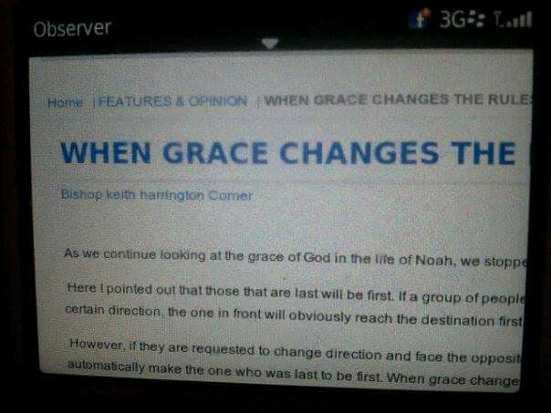 When Grace Changes the Rules