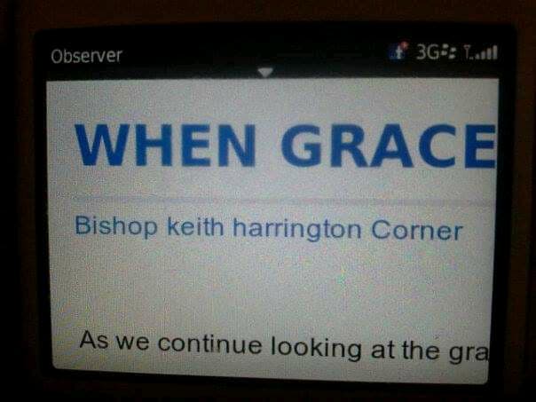 When Grace Changes the Rules - Bishop Keith Harrington Corner